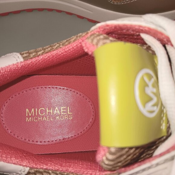NWT NIB 💥 MICHAEL KORS Dev Trainer Hexa Net Mesh Sneakers Women's Size 7 - Picture 4 of 7